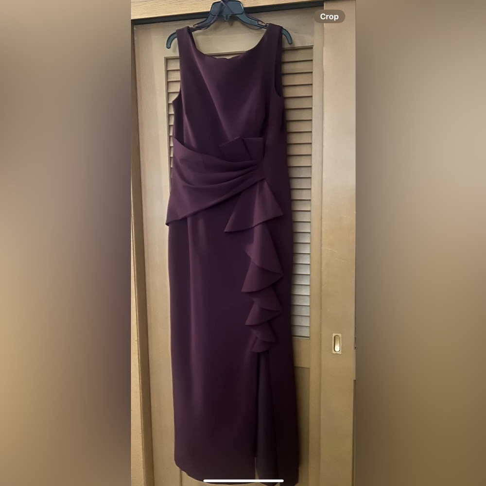 Eliza J Ruffle Front Gown